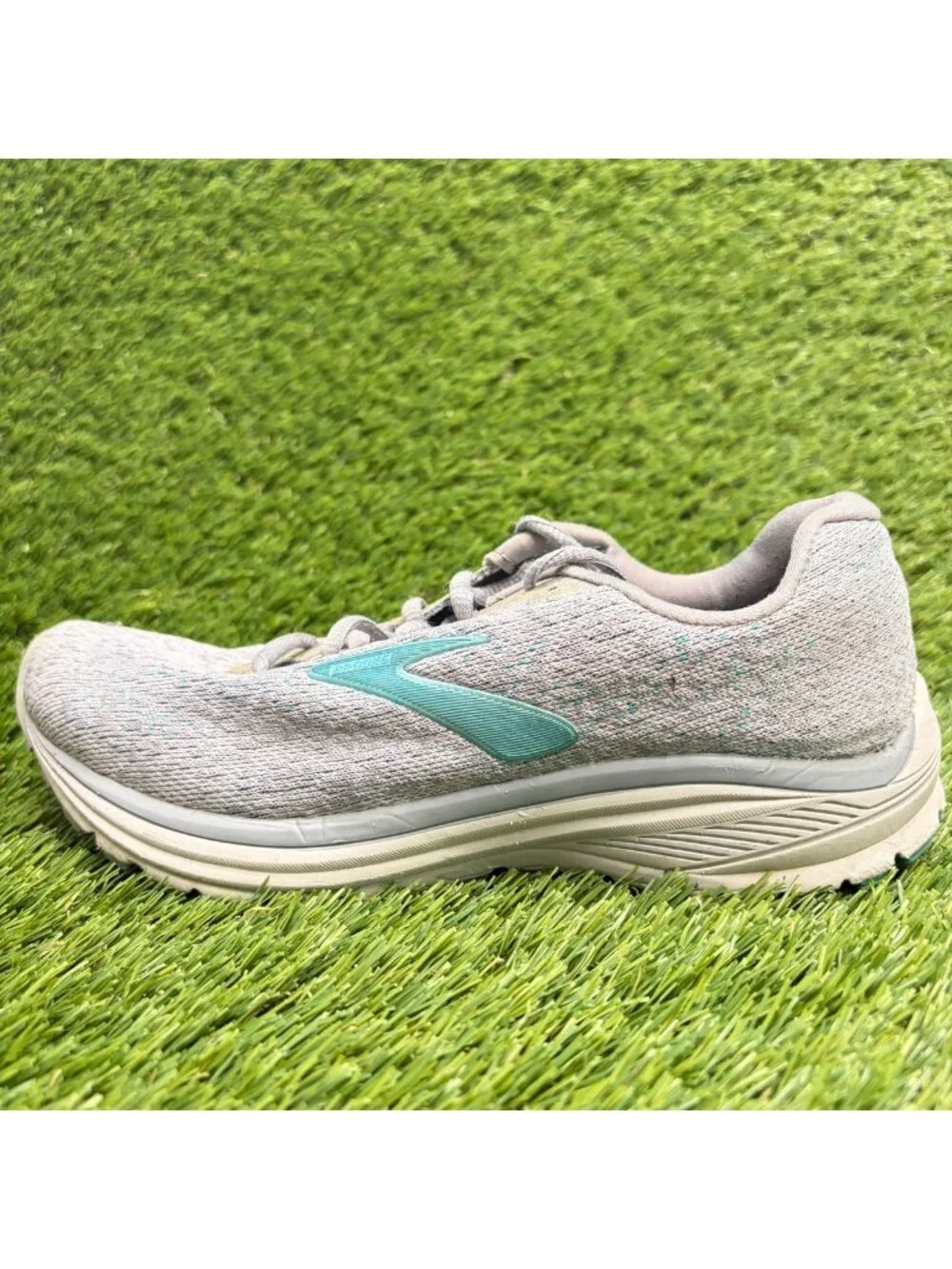 Brooks Anthem 2 Women Size 6.5 Gray Blue Athletic Running Walking Shoes Sneakers